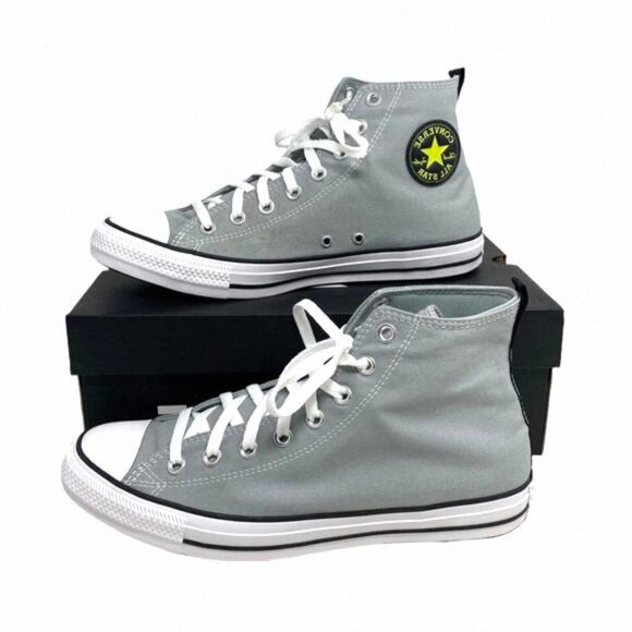 Converse Chuck Taylor Sneakers Casual High Top Gray 172016C Men’s Shoes Canvas - Picture 5 of 9